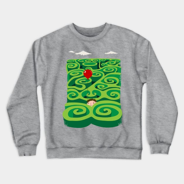 The Maze Crewneck Sweatshirt by wotto